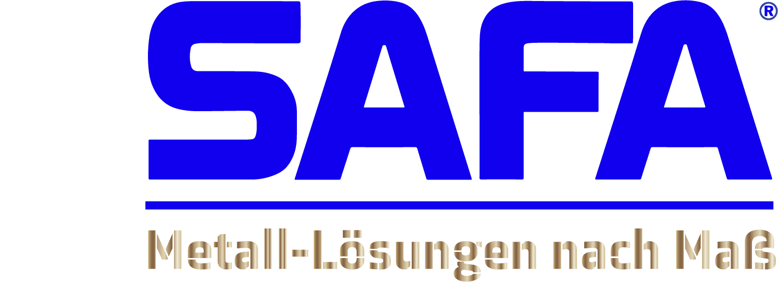 Logo SAFA mit Slogan Metall-Lösungen nach Maß